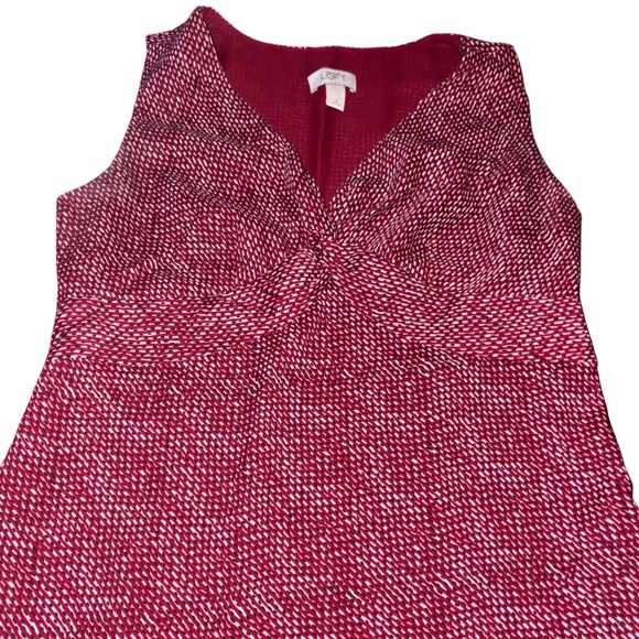 Ann Taylor Loft Twist Knot V-Neck Blouse - Picture 2 of 9